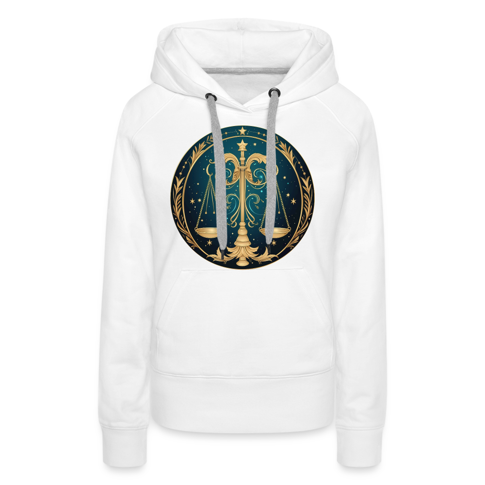 Women’s Mystic Libra Premium Hoodie - white