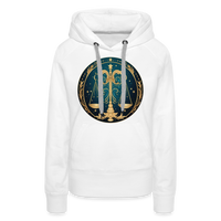 Thumbnail for Women’s Mystic Libra Premium Hoodie - white