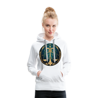 Thumbnail for Women’s Mystic Libra Premium Hoodie - white