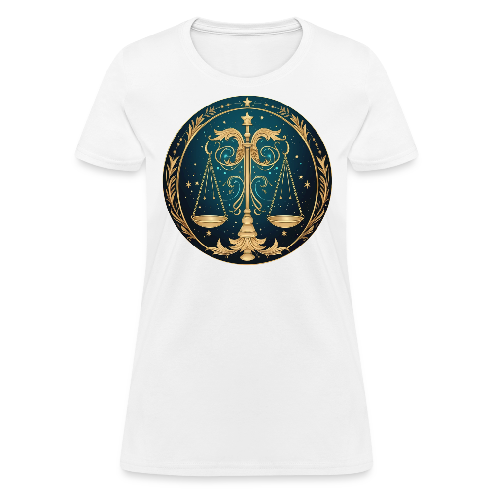 Women's Mystic Libra T-Shirt - white