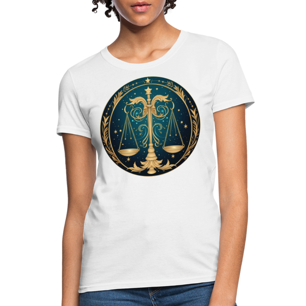 Women's Mystic Libra T-Shirt - white