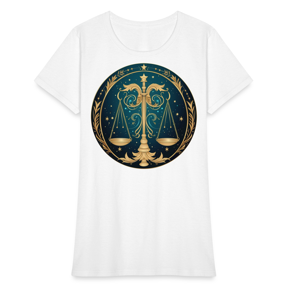 Women's Mystic Libra T-Shirt - white