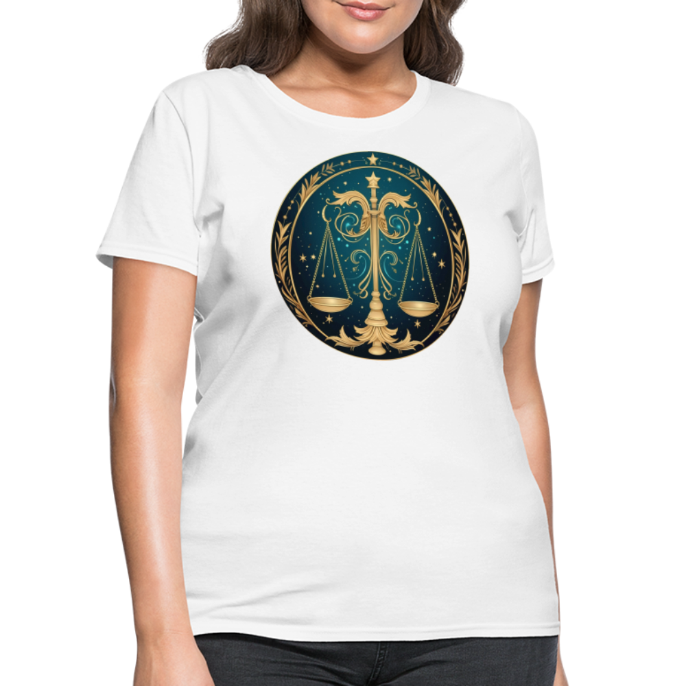 Women's Mystic Libra T-Shirt - white