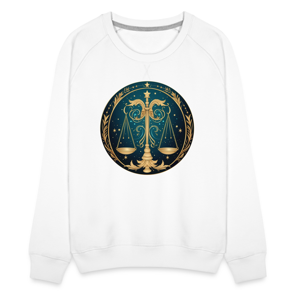 Women’s Mystic Libra Premium Sweatshirt - white