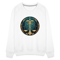 Thumbnail for Women’s Mystic Libra Premium Sweatshirt - white