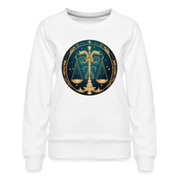 Thumbnail for Women’s Mystic Libra Premium Sweatshirt - white