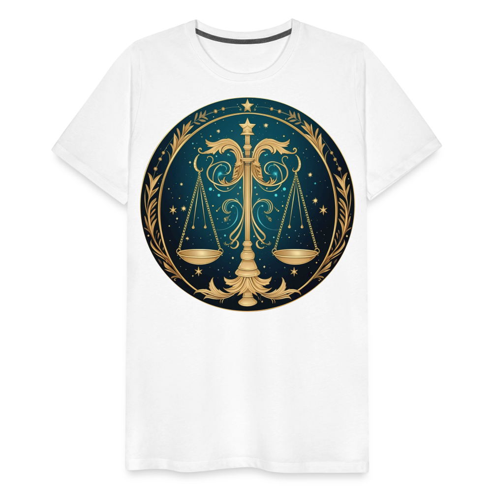 Men's Mystic Libra Premium T-Shirt - white