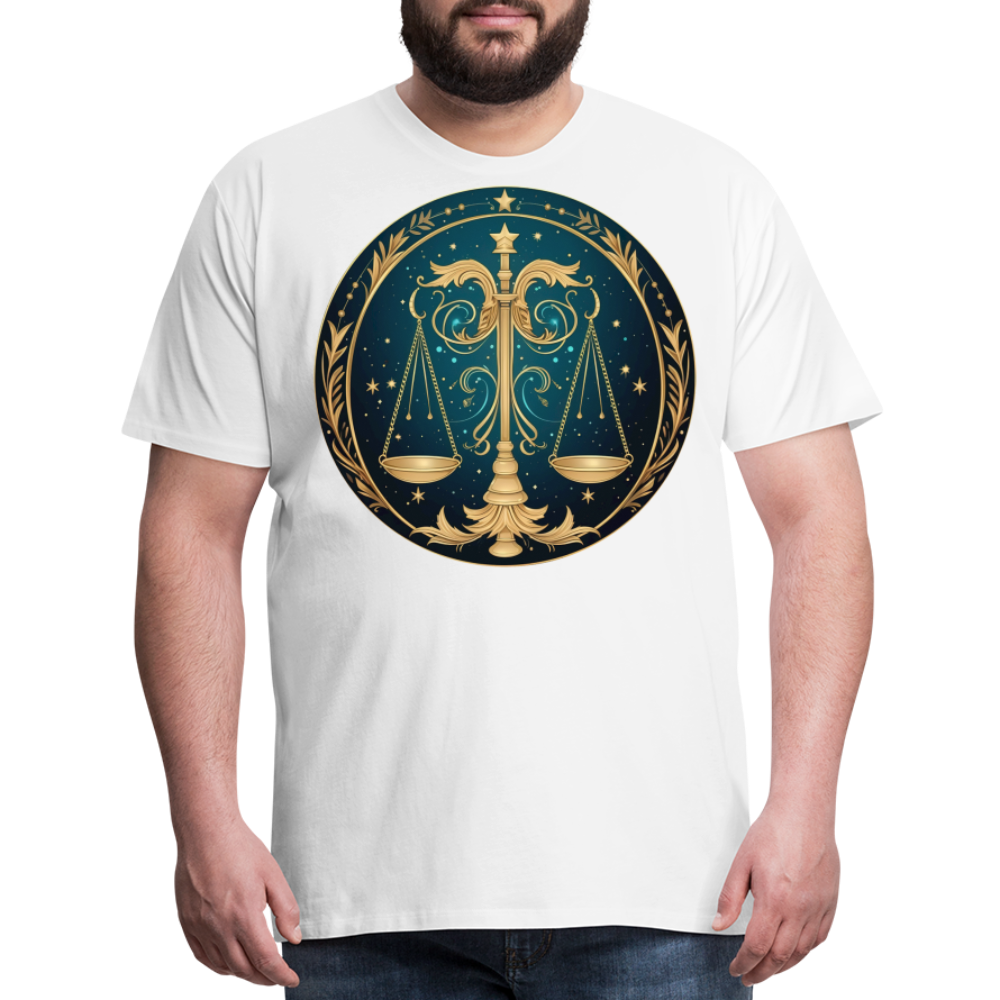 Men's Mystic Libra Premium T-Shirt - white