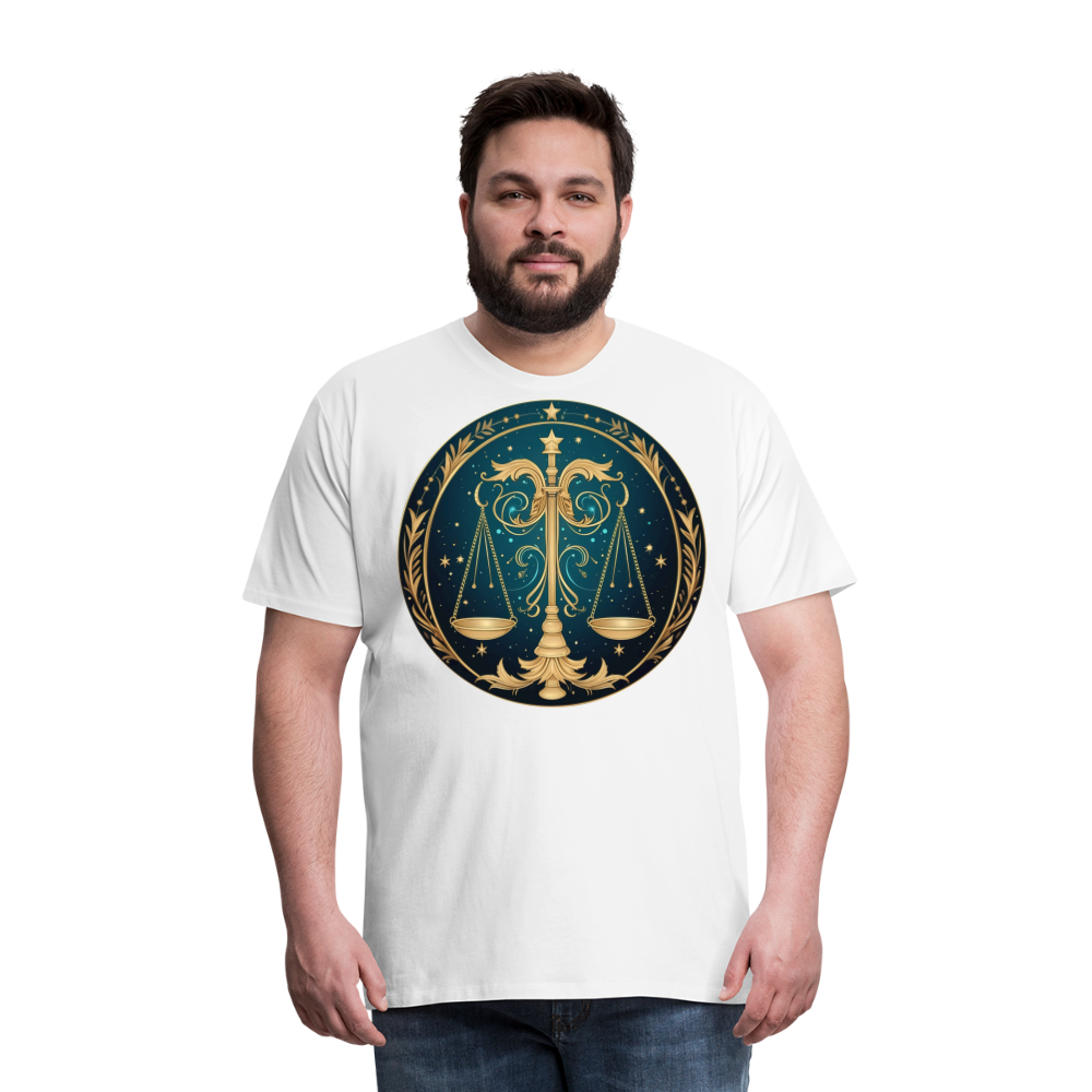 Men's Mystic Libra Premium T-Shirt - white