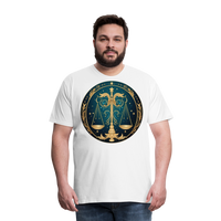 Thumbnail for Men's Mystic Libra Premium T-Shirt - white