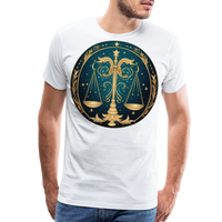 Thumbnail for Men's Mystic Libra Premium T-Shirt - white