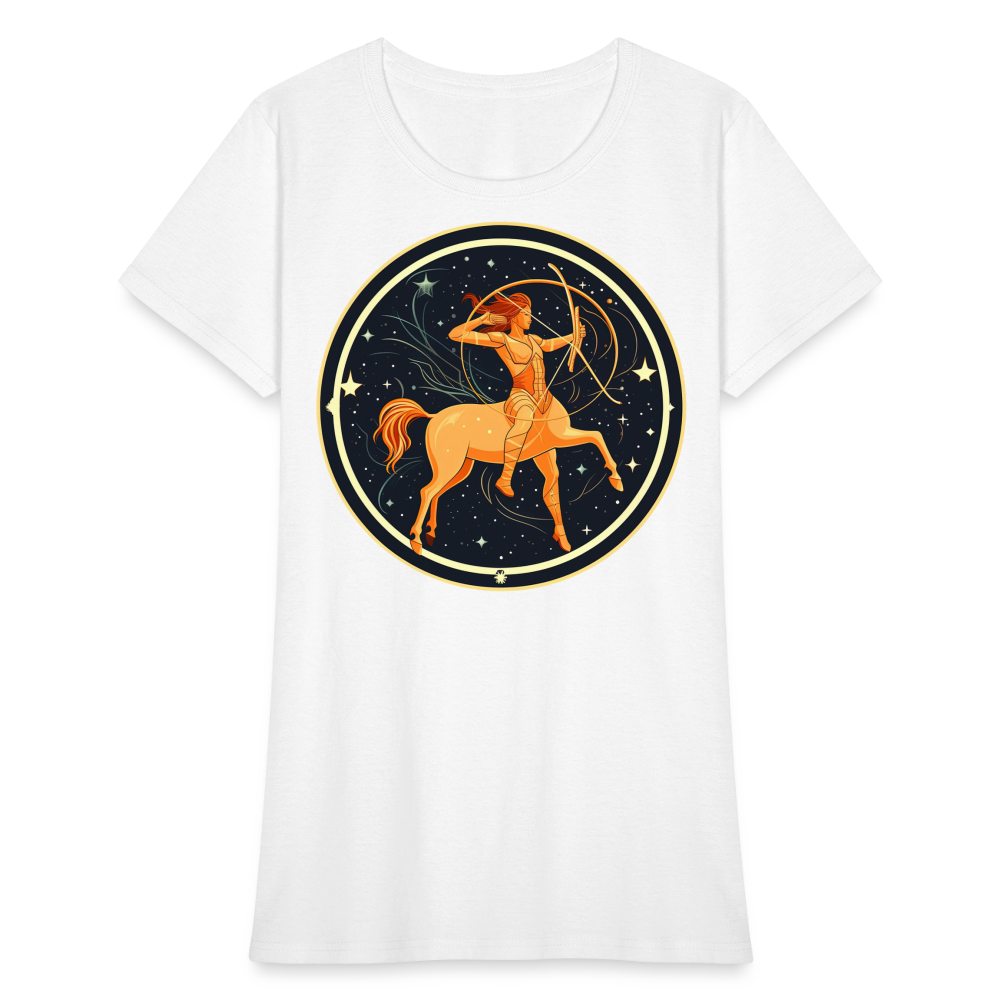 Women's Mystic Sagittarius T-Shirt - white