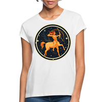 Thumbnail for Women's Mystic Sagittarius Relaxed Fit T-Shirt - white