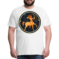 Thumbnail for Men's Mystic Sagittarius Premium T-Shirt - white