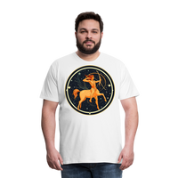 Thumbnail for Men's Mystic Sagittarius Premium T-Shirt - white