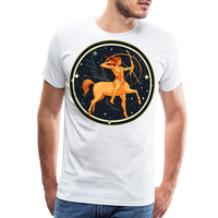 Thumbnail for Men's Mystic Sagittarius Premium T-Shirt - white