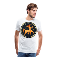 Thumbnail for Men's Mystic Sagittarius Premium T-Shirt - white