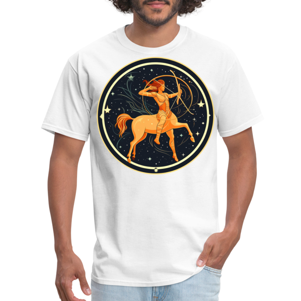 Men's Mystic Sagittarius Classic T-Shirt - white