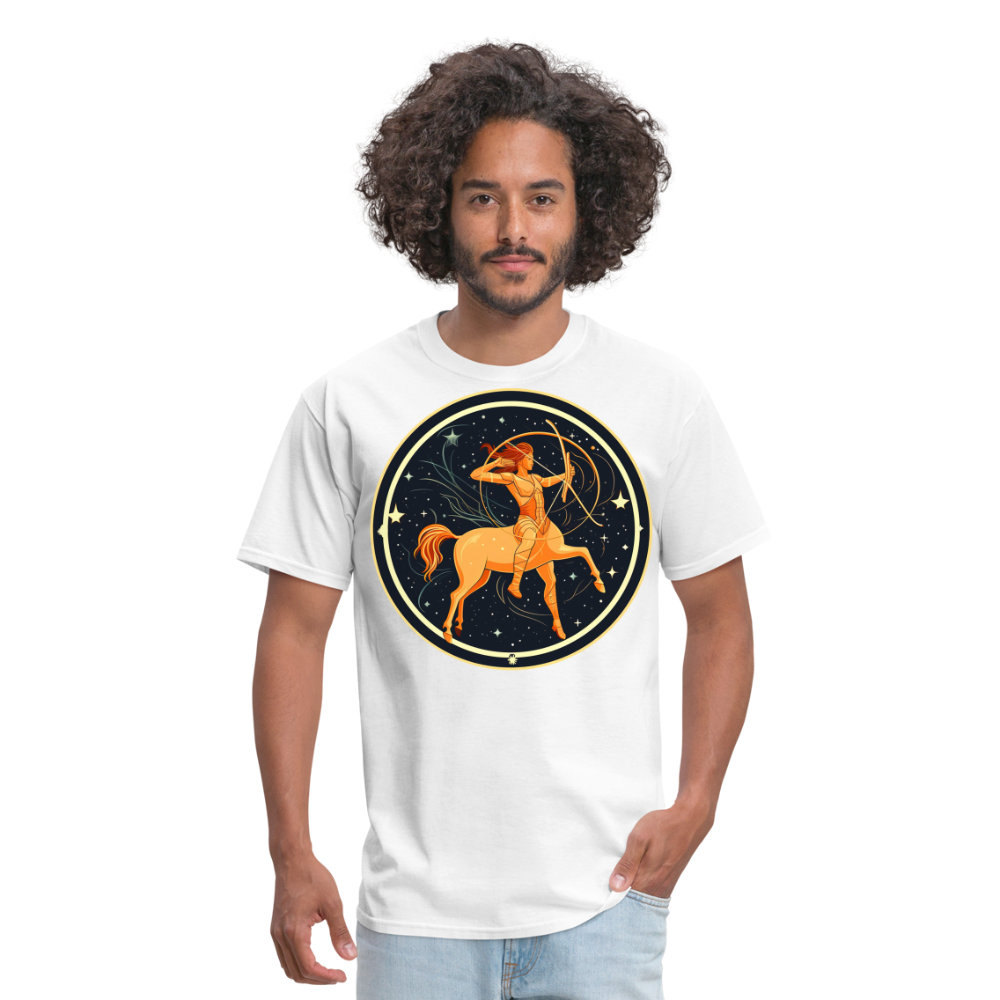 Men's Mystic Sagittarius Classic T-Shirt - white