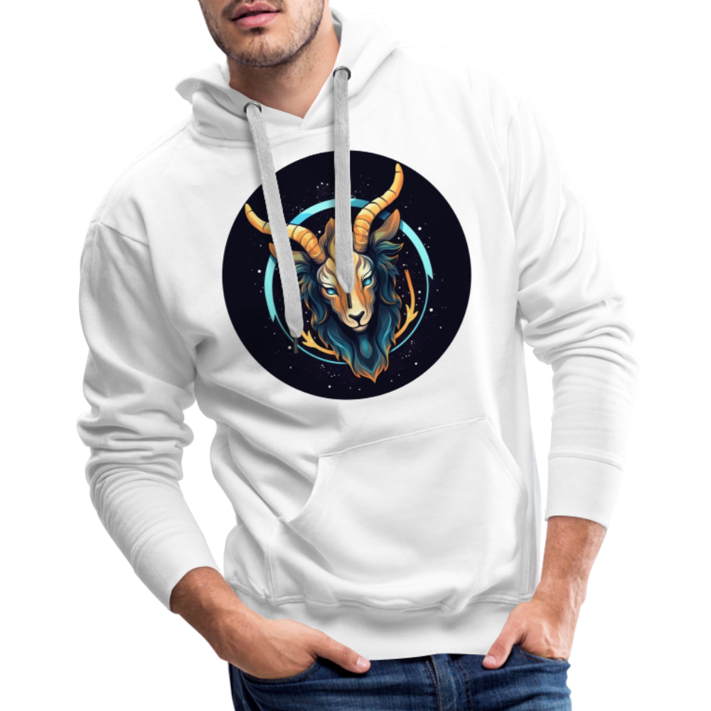 Men’s Mystic Capricorn Premium Hoodie - white