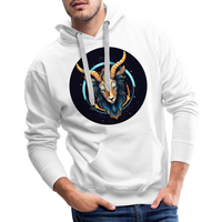 Thumbnail for Men’s Mystic Capricorn Premium Hoodie - white