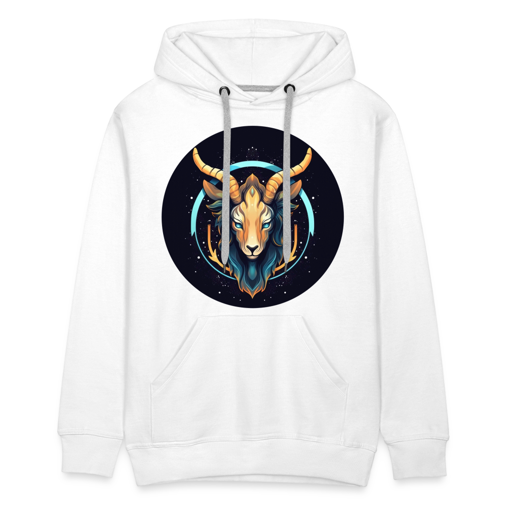 Men’s Mystic Capricorn Premium Hoodie - white