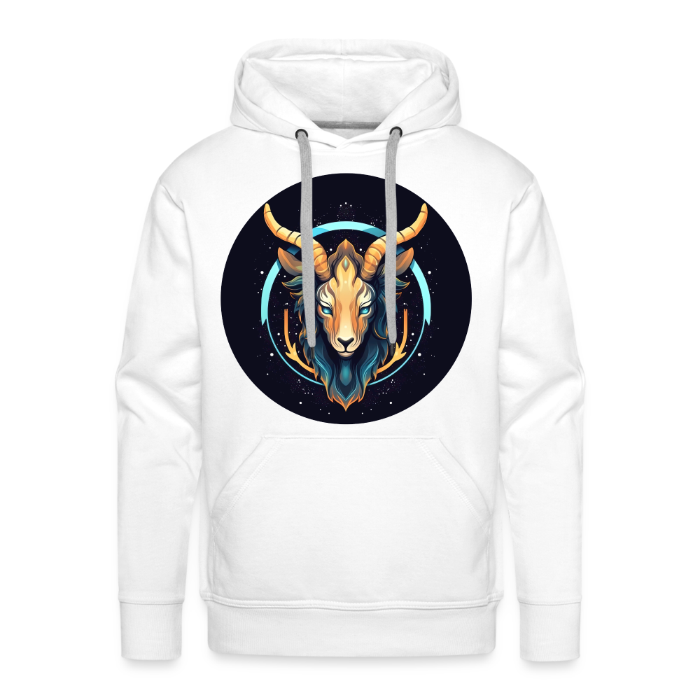 Men’s Mystic Capricorn Premium Hoodie - white