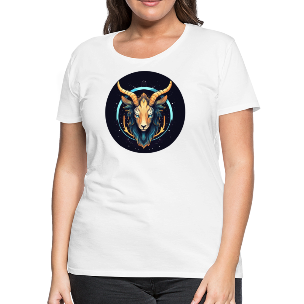 Women’s Mystic Capricorn Premium T-Shirt - white