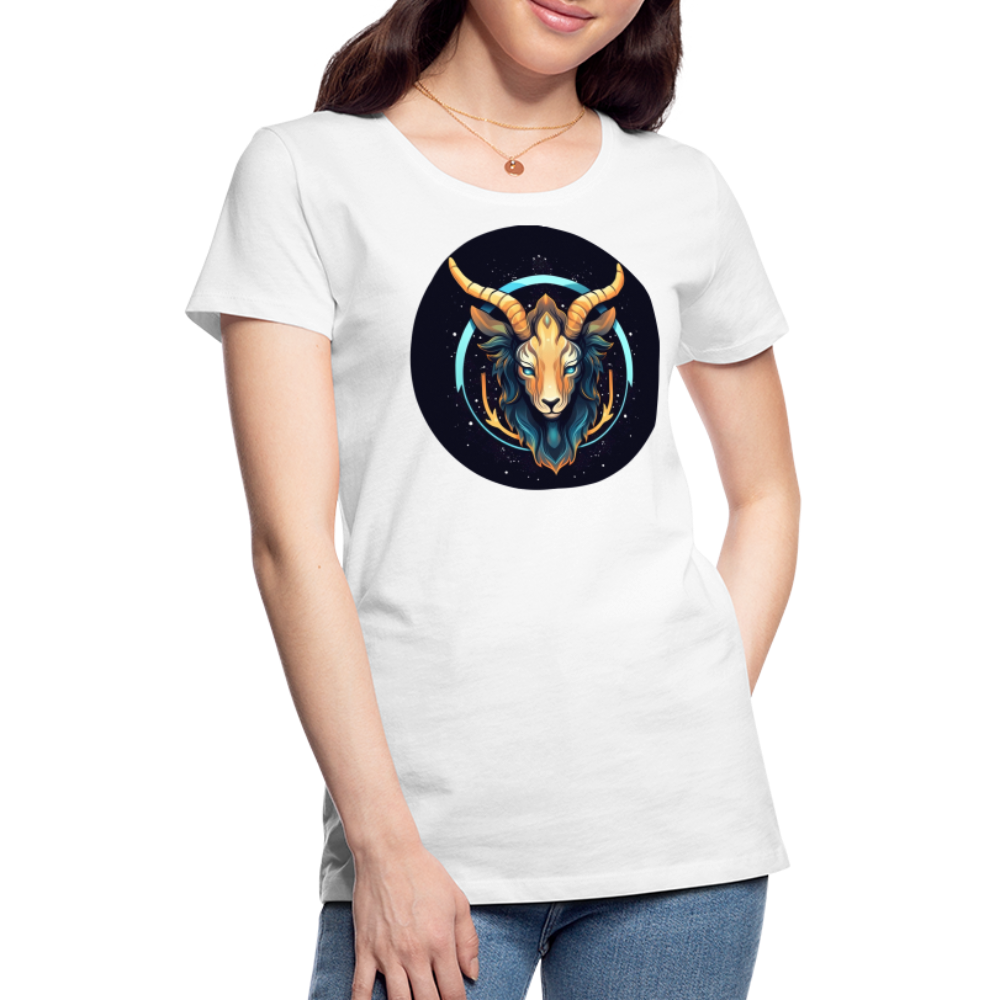 Women’s Mystic Capricorn Premium T-Shirt - white