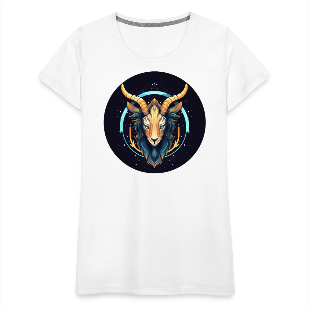 Women’s Mystic Capricorn Premium T-Shirt - white