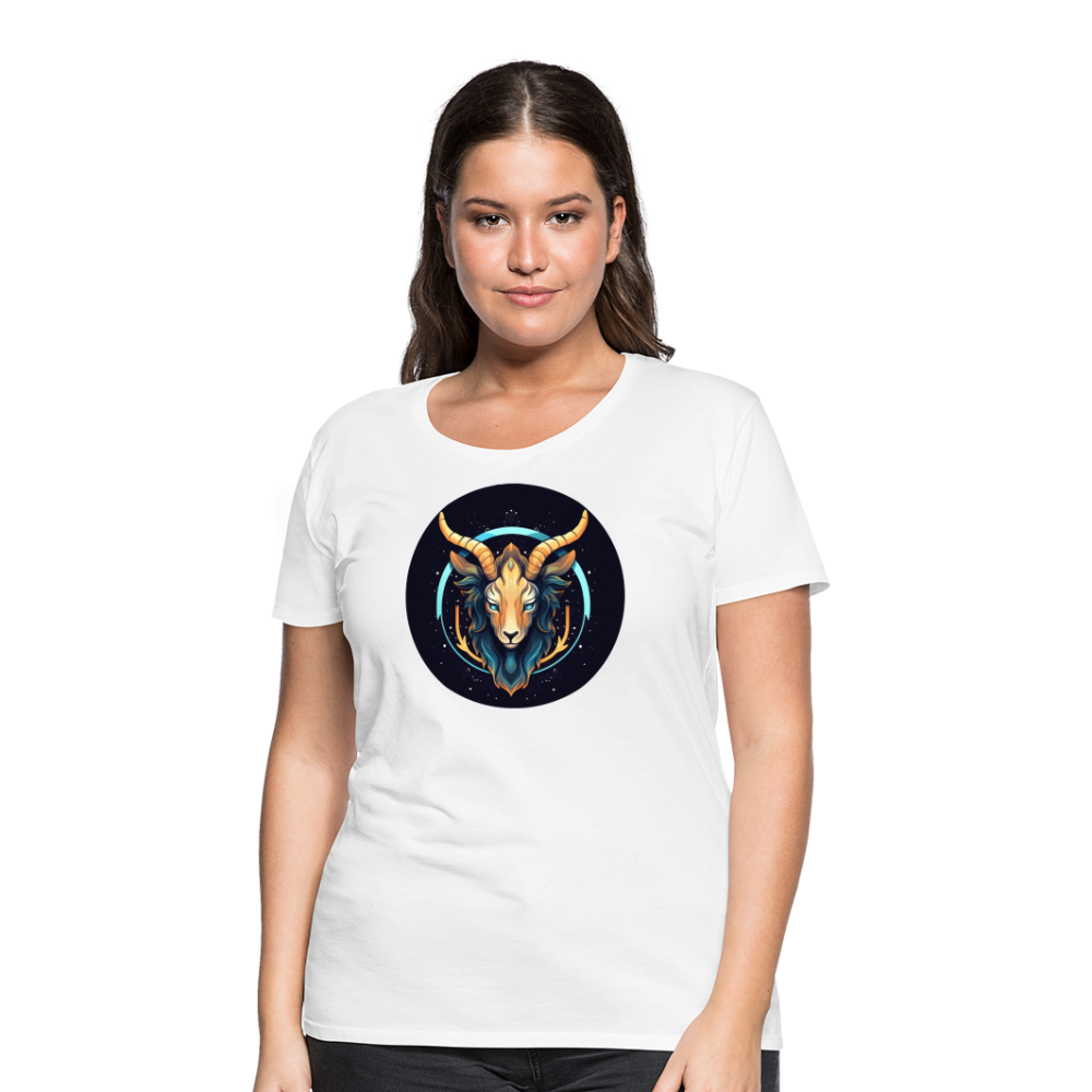 Women’s Mystic Capricorn Premium T-Shirt - white