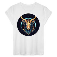 Thumbnail for Women's Mystic Capricorn Relaxed Fit T-Shirt - white