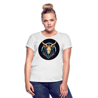 Thumbnail for Women's Mystic Capricorn Relaxed Fit T-Shirt - white