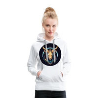 Thumbnail for Women’s Mystic Capricorn Premium Hoodie - white