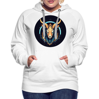 Thumbnail for Women’s Mystic Capricorn Premium Hoodie - white