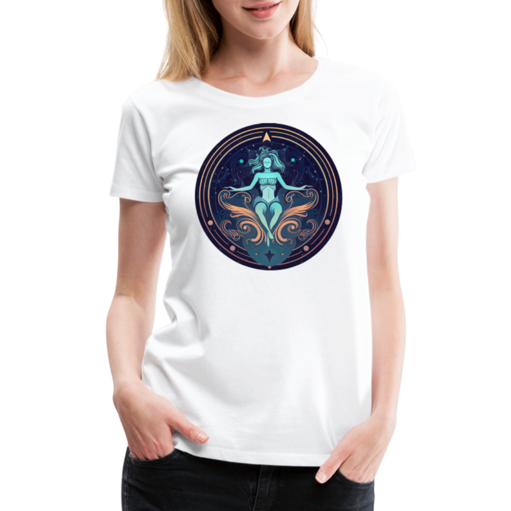 Women’s Mystic Aquarius Premium T-Shirt - white