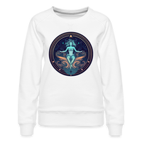 Thumbnail for Women’s Mystic Aquarius Premium Sweatshirt - white