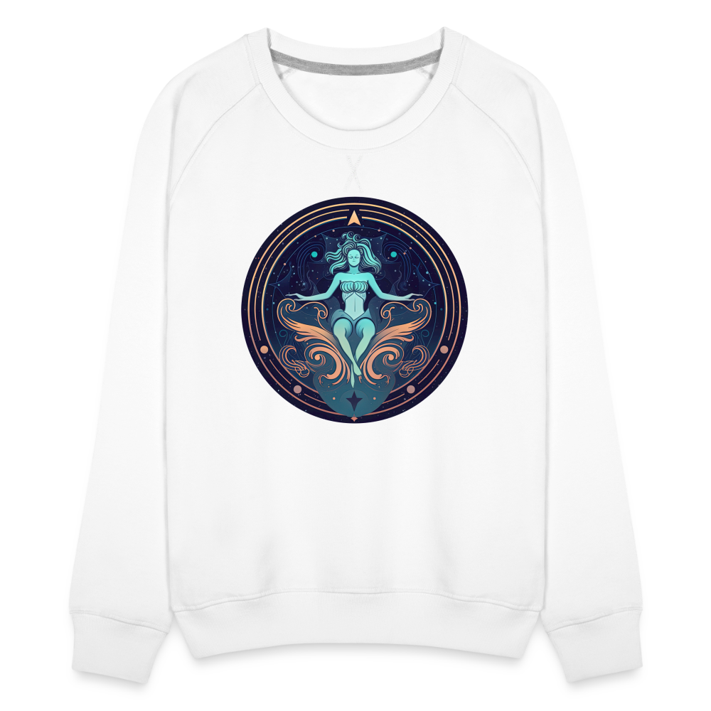 Women’s Mystic Aquarius Premium Sweatshirt - white