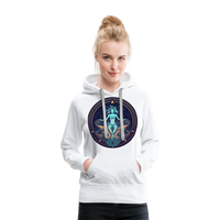 Thumbnail for Women’s Mystic Aquarius Premium Hoodie - white