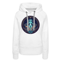 Thumbnail for Women’s Mystic Aquarius Premium Hoodie - white