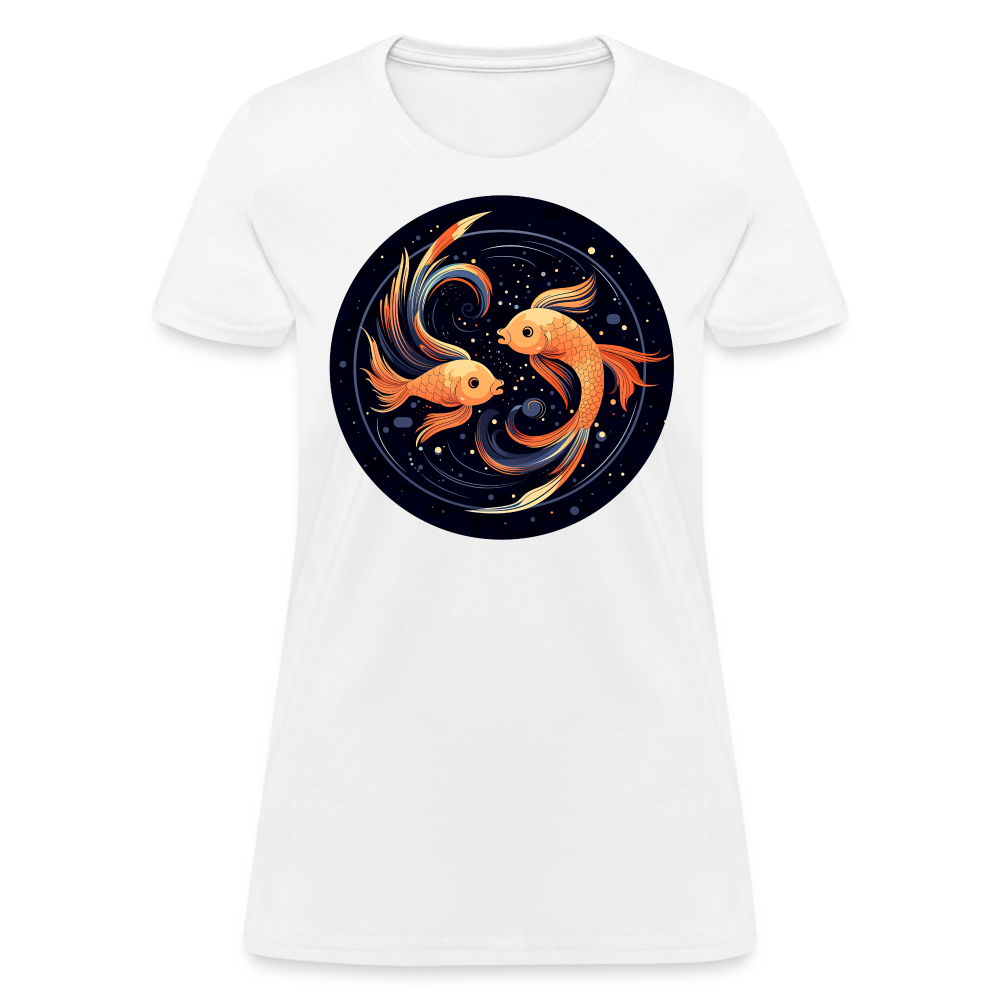 Women's Mystic Pisces T-Shirt - white