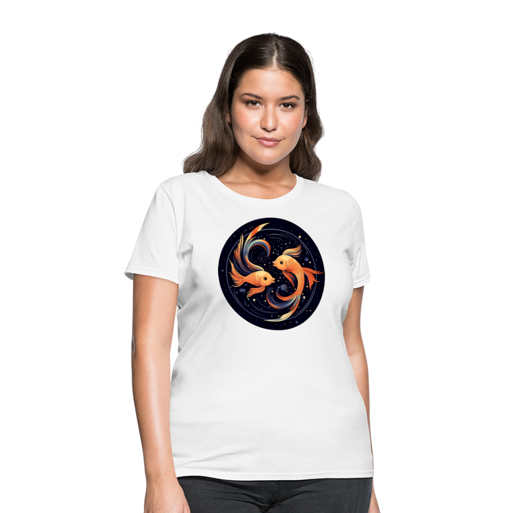 Women's Mystic Pisces T-Shirt - white