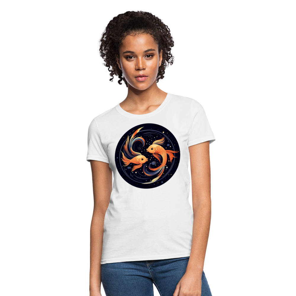 Women's Mystic Pisces T-Shirt - white