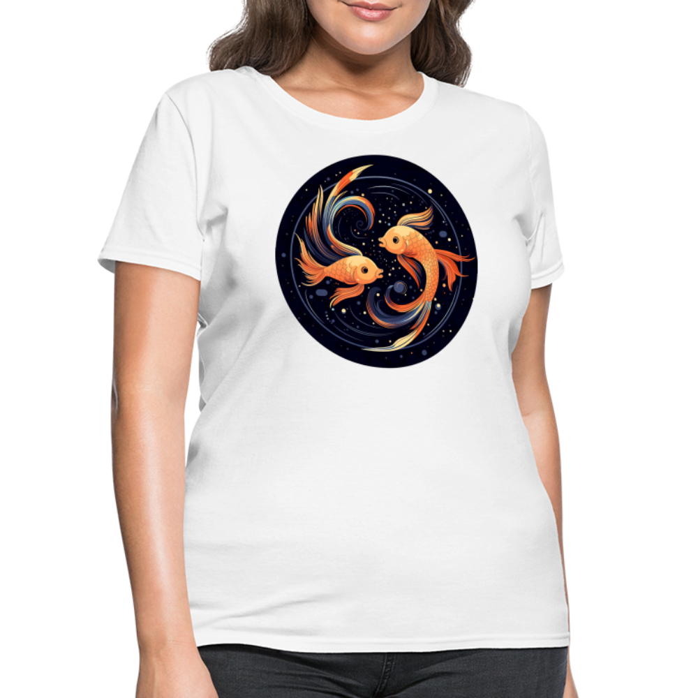 Women's Mystic Pisces T-Shirt - white