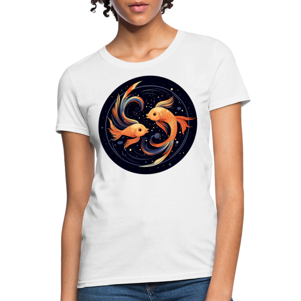 Women's Mystic Pisces T-Shirt - white