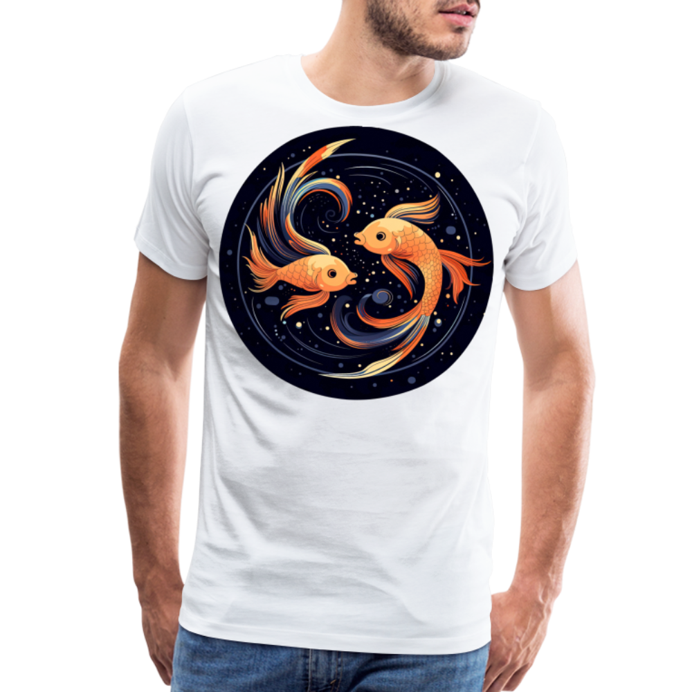 Men's Mystic Pisces Premium T-Shirt - white