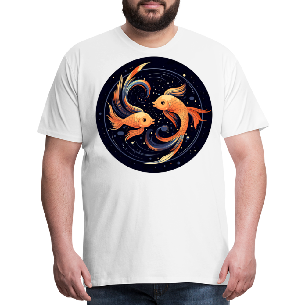 Men's Mystic Pisces Premium T-Shirt - white