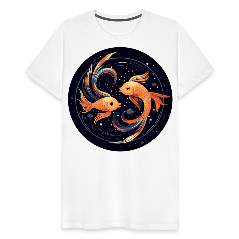 Men's Mystic Pisces Premium T-Shirt - white