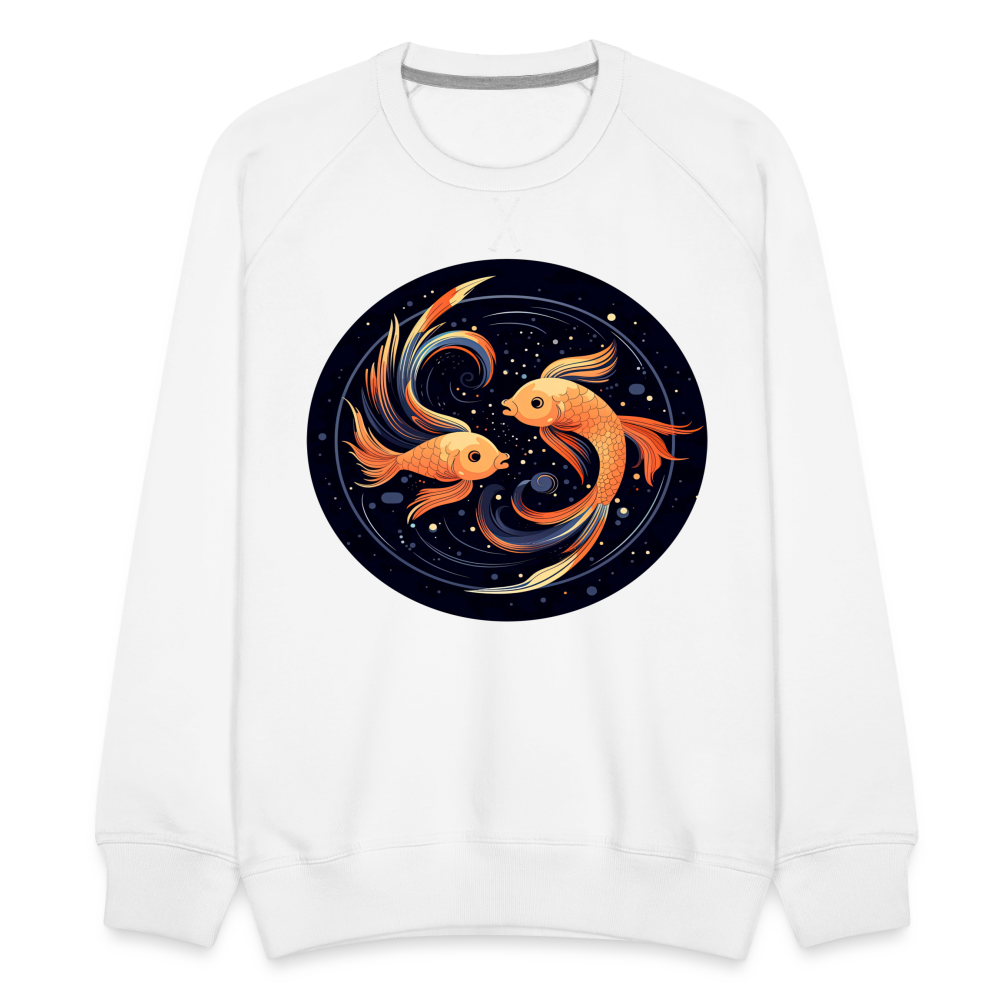 Men’s Mystic Pisces Premium Sweatshirt - white