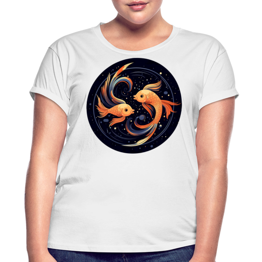 Women's Mystic Pisces Relaxed Fit T-Shirt - white